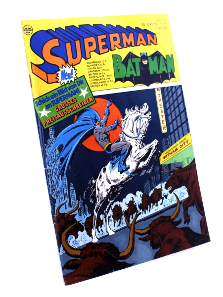 DC Comics Superman Batman Comic Nr. 22 (1975): Der Viehdieb von Gotham City von Ehapa